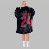 2025 H town Anderson Jr 24 Houston Football Blanket Hoodie 2