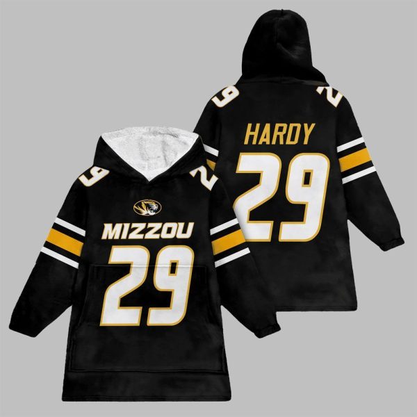 2025 Hardy 29 Missouri Football Blanket Hoodie 1