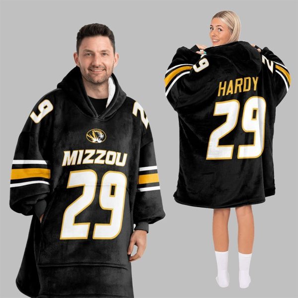 2025 Hardy 29 Missouri Football Blanket Hoodie 3