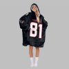 2025 Higgins 81 Houston Football Blanket Hoodie 3