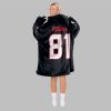 2025 Higgins 81 Houston Football Blanket Hoodie 4