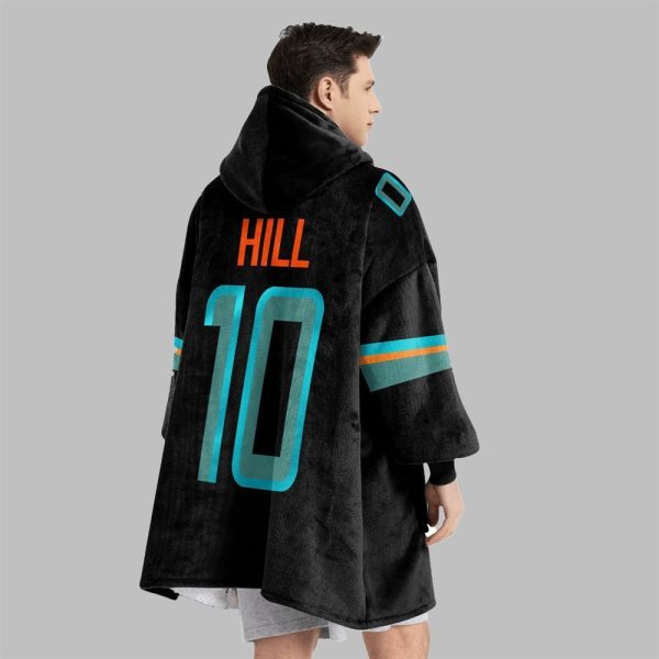2025 Hill 10 Miami Football Blanket Hoodie 2
