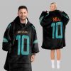 2025 Hill 10 Miami Football Blanket Hoodie 5
