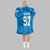 2025 Hutchinson 97 Detroit Football Blanket Hoodie 5