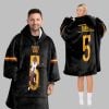 2025 Jayden Daniels 5 Commanders Blanket Hoodie 9 2025 Jayden Daniels 5 Commanders Blanket Hoodie 5