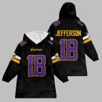2025 Jefferson 18 Minnesota Football Blanket Hoodie