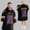 2025 Jefferson 18 Minnesota Football Blanket Hoodie 9 2025 Jefferson 18 Minnesota Football Blanket Hoodie 5