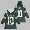 2025 Jordan Love 10 Packers Blanket Hoodie 8 2025 Jordan Love 10 Packers Blanket Hoodie 1