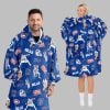 2025 Josh Allen Bills Mafia Blanket Hoodie 5