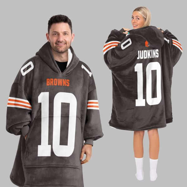 2025 Judkins 10 Browns Blanket Hoodie 5