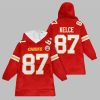 2025 Kelce 87 Kansas City Football Blanket Hoodie 1