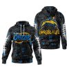 2025 LA Chargers Graffiti For Life Hoodie 1 2