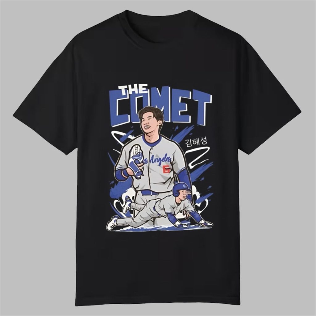 2025 LA Dodgers The Comet Kim Hye seong Shirt 0 0