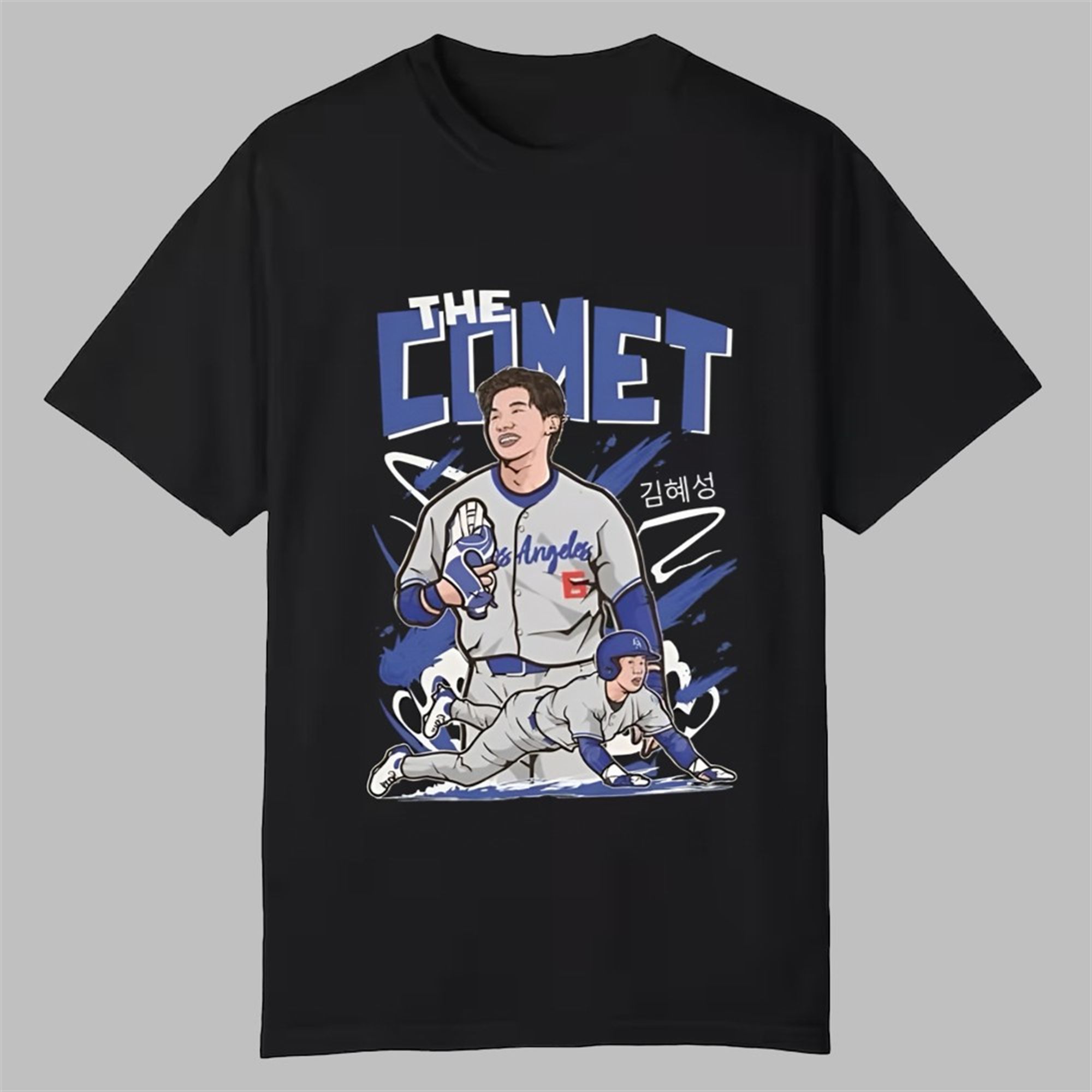 2025 LA Dodgers The Comet Kim Hye-seong Shirt 1 2025 LA Dodgers The Comet Kim Hye seong Shirt 0 0