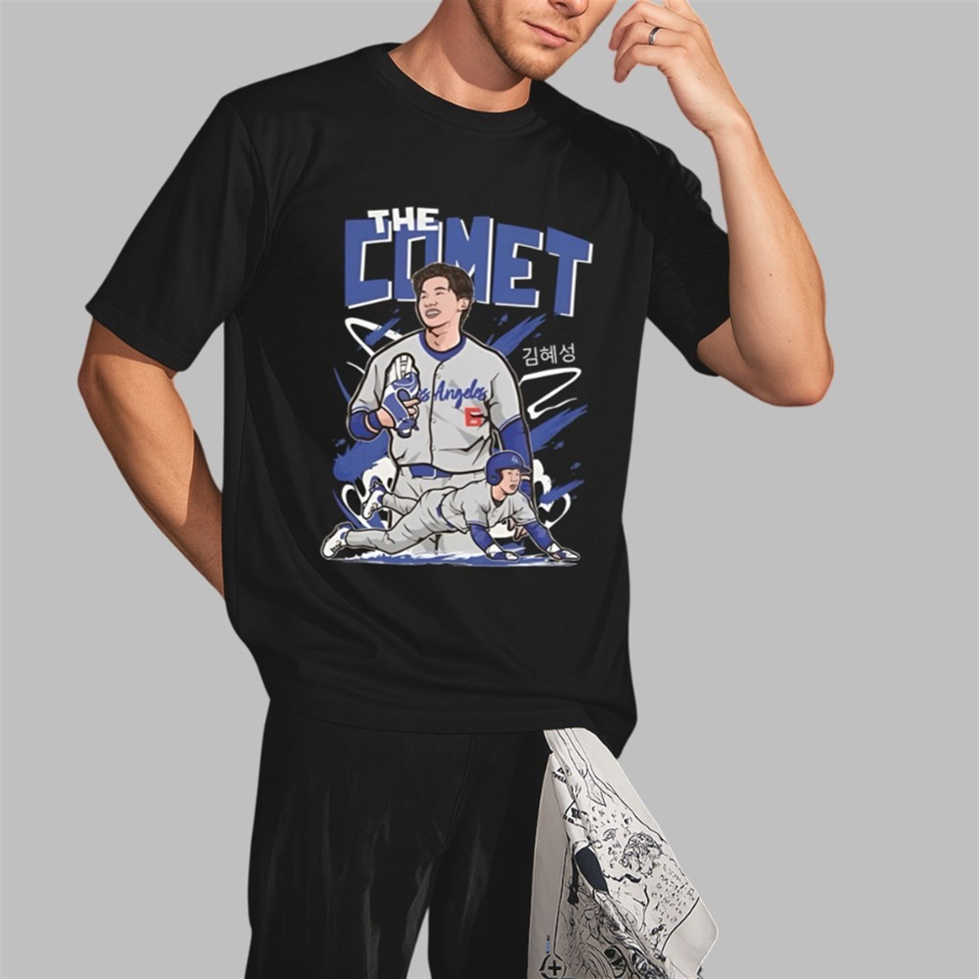 2025 LA Dodgers The Comet Kim Hye-seong Shirt 3 2025 LA Dodgers The Comet Kim Hye seong Shirt 2 3