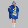 2025 LA Rams House Nacua 12 Blanket Hoodie 2