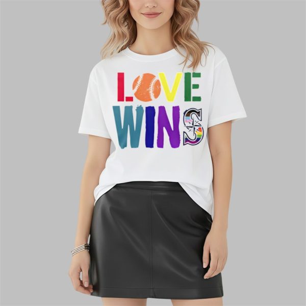 2025 LGBTQ Spirit Day Seattle Mariners Shirt 3 4