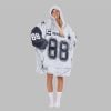 2025 Lamb 88 Captain Dalllas Football Blanket Hoodie 2