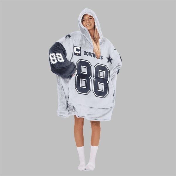 2025 Lamb 88 Captain Dalllas Football Blanket Hoodie 2