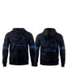 2025 Lions Black In Black Detroit Hoodie 2
