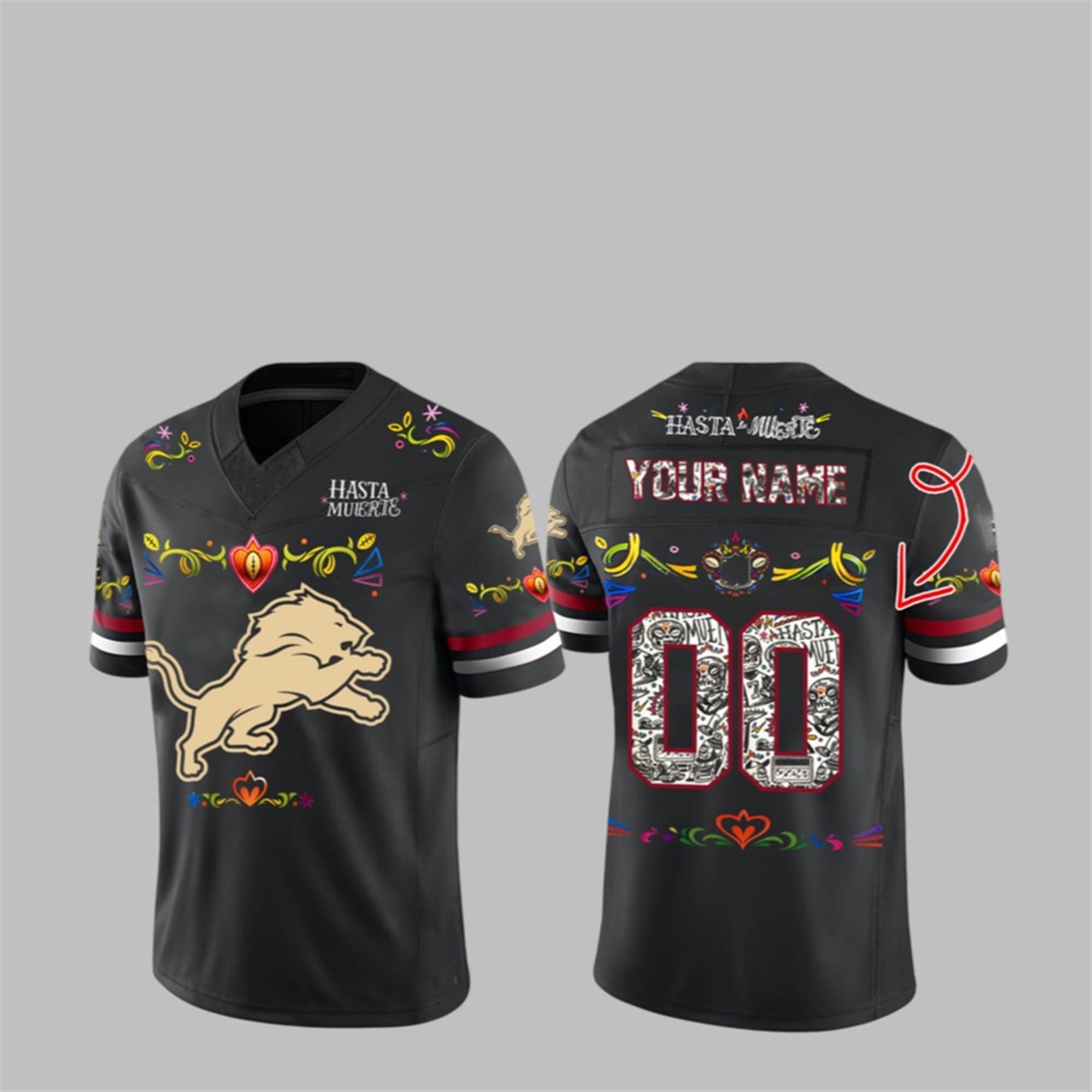 2025 Lions Hasta la Muerte Jersey 1 1 2025 Lions Hasta la Muerte Jersey 1 1