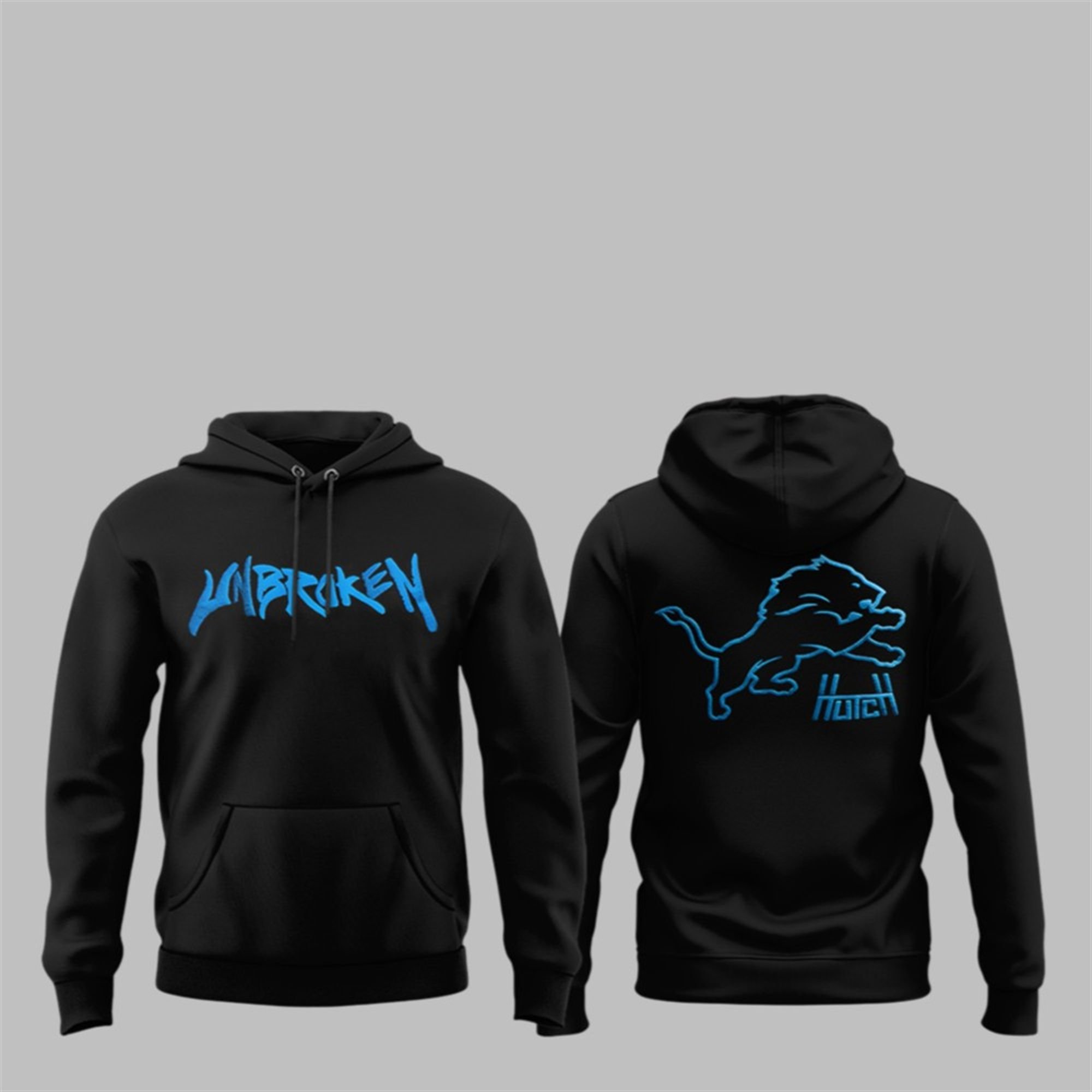 2025 Lions x House of Hutch Unbroken Hoodie 2025 Lions x House of Hutch Unbroken Hoodie