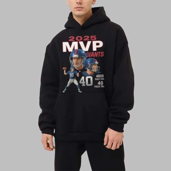 2025 MVP Giants 4900 Pass YDS 40 Pass TDs Shirt 2 1