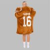2025 Manning 16 Texas Football Blanket Hoodie 4