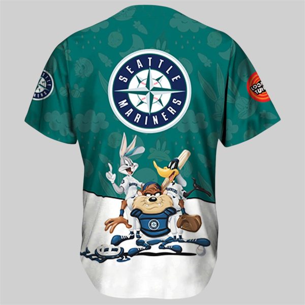 2025 Mariners Looney Tunes Night Jersey 3