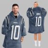 2025 Maye 10 New England Football Blanket Hoodie 2