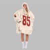 2025 McBride 85 Arizona Football Blanket Hoodie 3