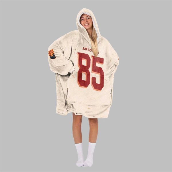 2025 McBride 85 Arizona Football Blanket Hoodie 3