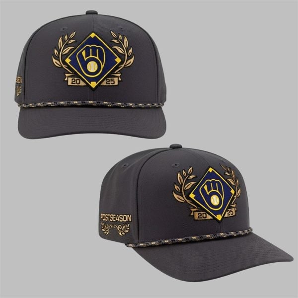 2025 Milwaukee Brewers NLCS Postseason Hat 1