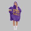 2025 Minnesota On Sundays We Wear Purple Blanket Hoodie 7 2025 Minnesota On Sundays We Wear Purple Blanket Hoodie 5