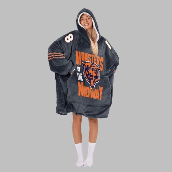 2025 Monsters of the Midway Chicago Blanket Hoodie 3