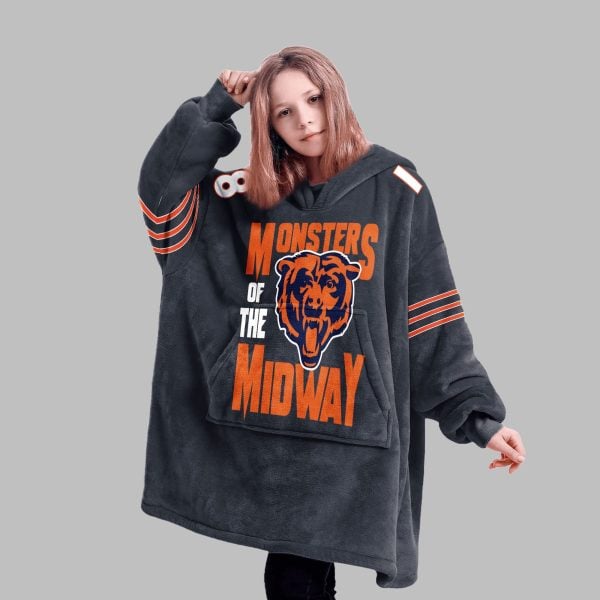 2025 Monsters of the Midway Chicago Blanket Hoodie 4