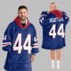 2025 NY Giants Skattebo 44 Blanket Hoodie 5