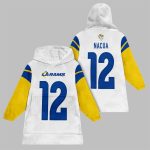 2025 Nacua 12 LA Rams Football Blanket Hoodie