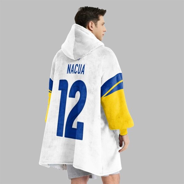 2025 Nacua 12 LA Rams Football Blanket Hoodie 2