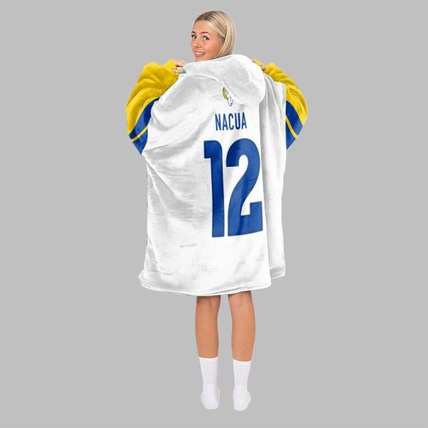 2025 Nacua 12 LA Rams Football Blanket Hoodie 3