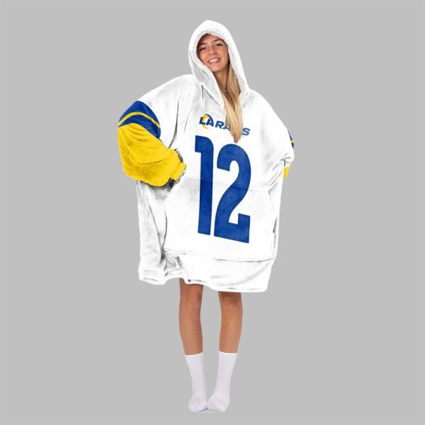 2025 Nacua 12 LA Rams Football Blanket Hoodie 5
