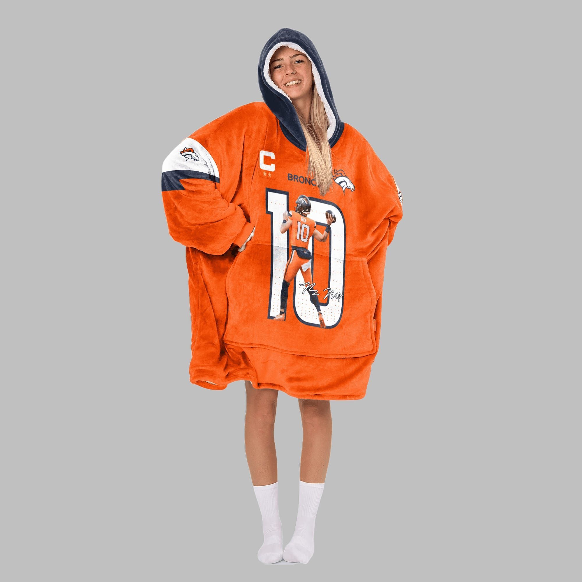 2025 Nix 10 Broncos Blanket Hoodie 2 2025 Nix 10 Broncos Blanket Hoodie 2
