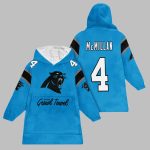 2025 Panthers Growl Towel McMillan Blanket Hoodie