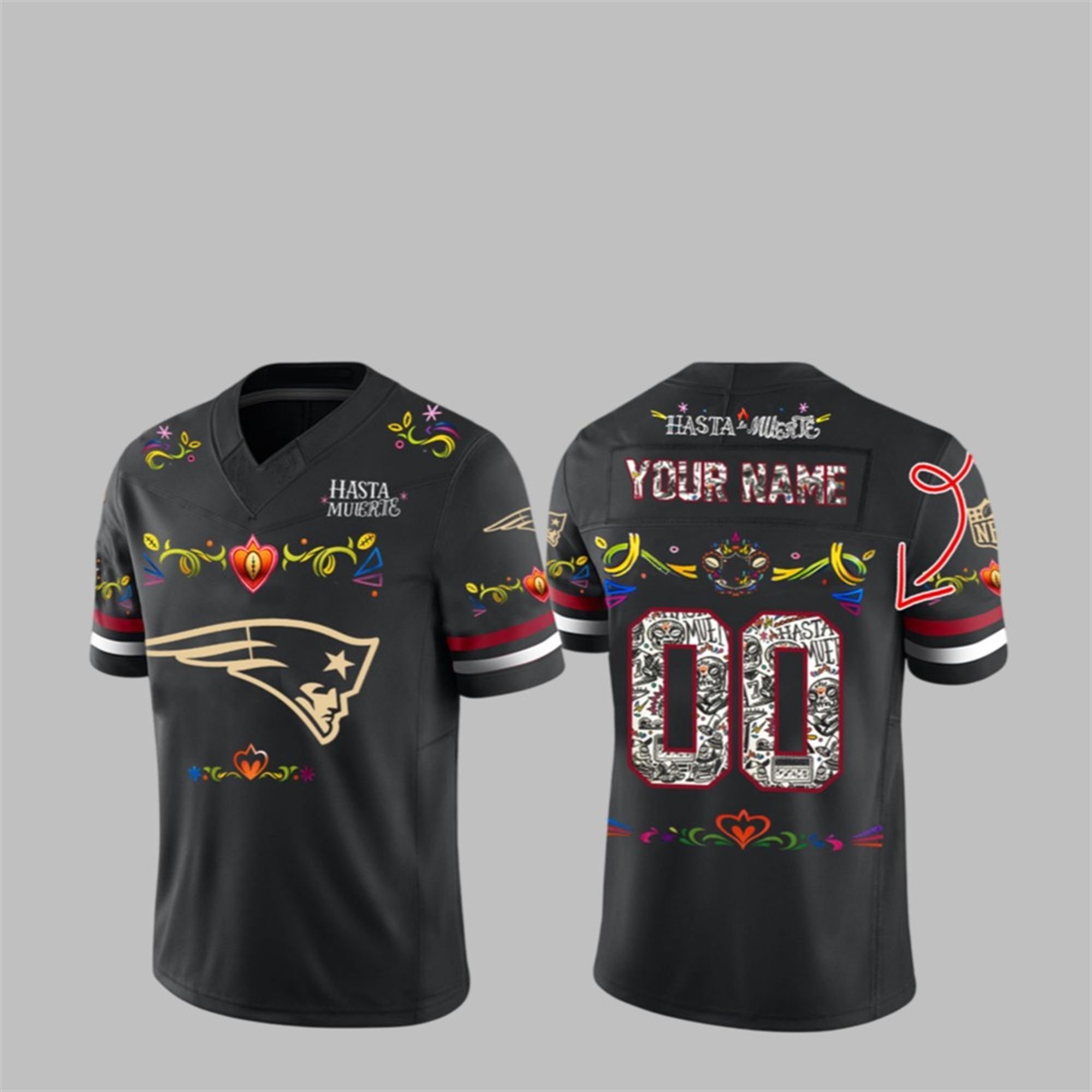 2025 Patriots Hasta la Muerte Jersey 1 1 2025 Patriots Hasta la Muerte Jersey 1 1