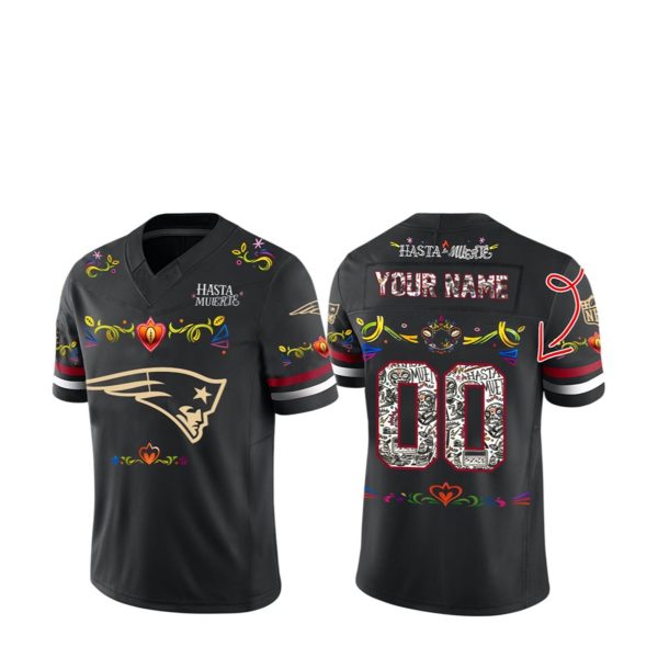 2025 Patriots Hasta la Muerte Jersey 1 2