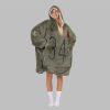 2025 Payton 34 Chicago Football Blanket Hoodie 5
