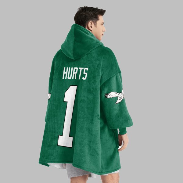 2025 Philadelphia Hurts Doesnt It Blanket Hoodie 5