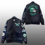 2025 Phillies Eagles Black Out Varsity Jacket