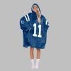 2025 Pittman Jr 11 Indianapolis Blanket Hoodie 7 2025 Pittman Jr 11 Indianapolis Blanket Hoodie 3