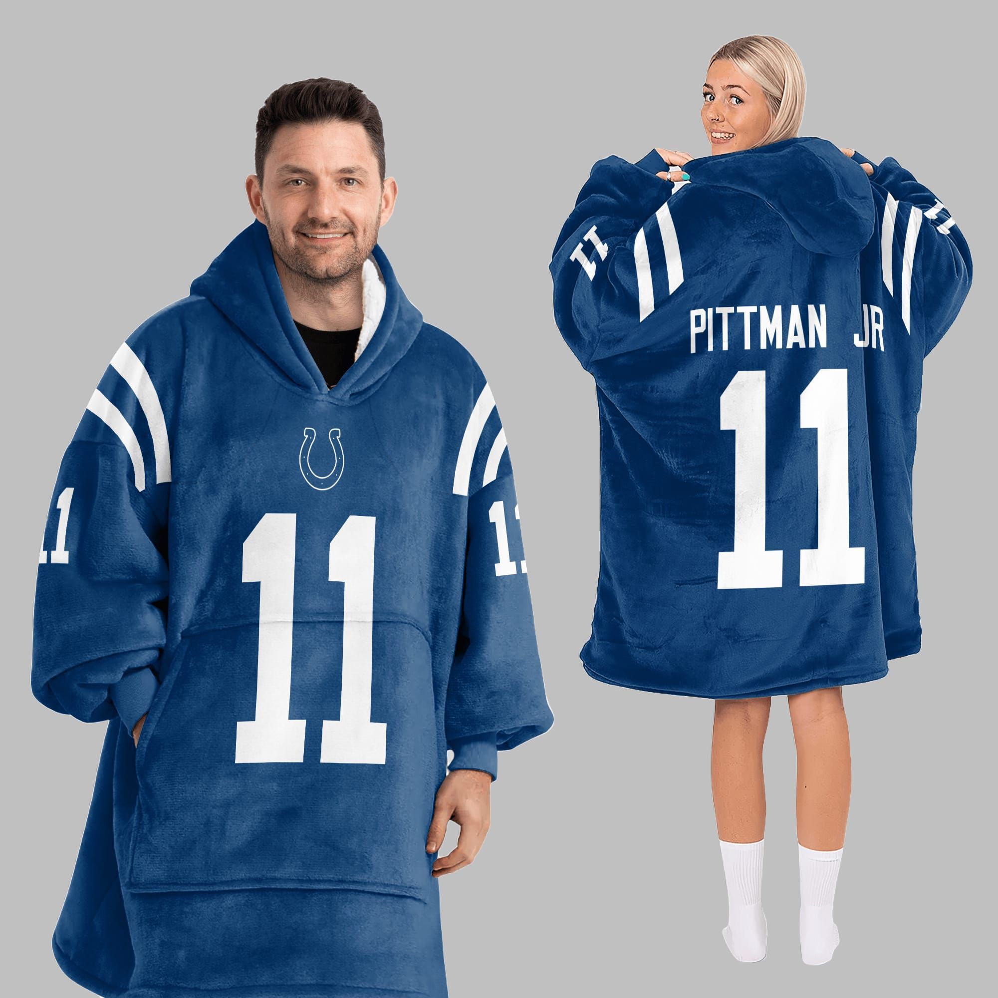 2025 Pittman Jr 11 Indianapolis Blanket Hoodie 4 2025 Pittman Jr 11 Indianapolis Blanket Hoodie 4
